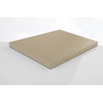 Фасад LuxeForm Acryl ME-203U Шампань, идеальное зеркальное сияние, толщина 18,4мм, основа МДФ, обратная сторона-высокопрочное покрытие в цвет